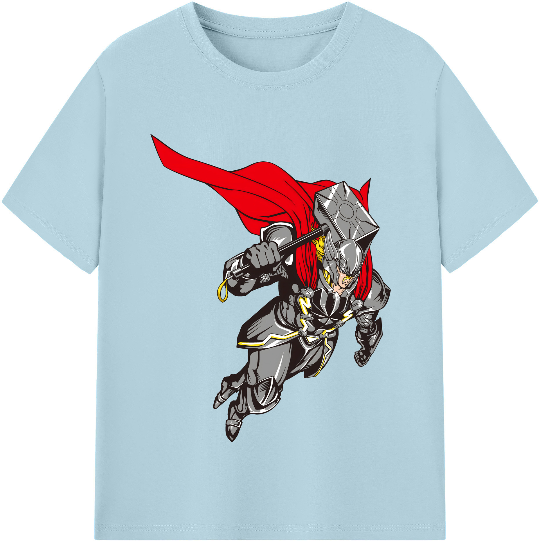 （画像用） アベンジャーズ The Avengers 綿100％半袖Tシャツ（フロントプリント）